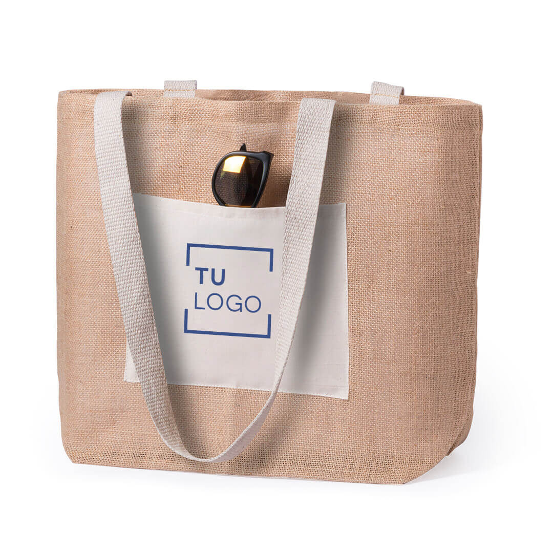 Bolsa de yute para playa